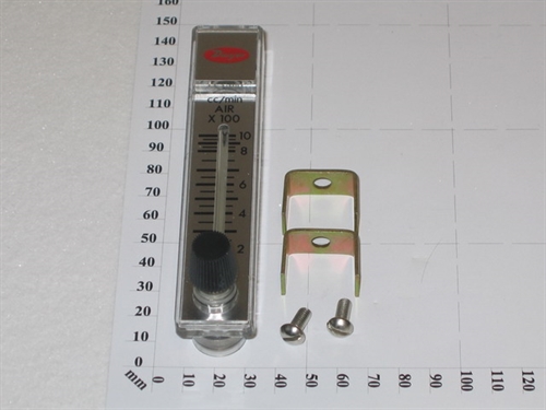 Flowmeter 0-10 SCFH, testgas