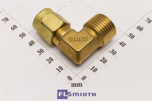 Elbow, 12mm-1/2", brass