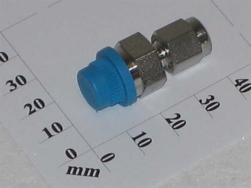 Connector, 1/8"OD-1/8"RS, SS