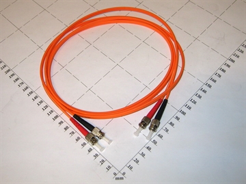 Cable, patch, fiber, 2m, ST-ST