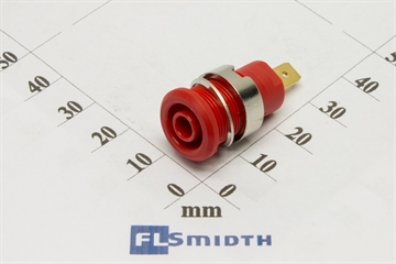 Term, testsocket iso 4mm red