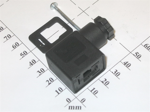 Plug, coil for solenoid, 22mm