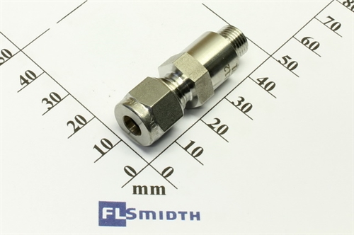 Fitting, 3/8" Cyl. 6mm