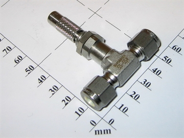 Needle valve, 1/4"OD, SS