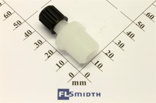 Male connector, 1/4"-3/8" mNPT