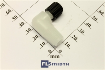 Elbow connector, 1/4"-1/4" mNPT