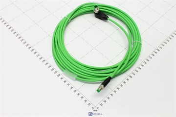 Cable, ECAT, M12-M8, 6m